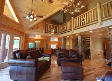 High Ceiling Living Area Interior