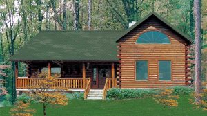 Log Home Exterior - Greenbriar