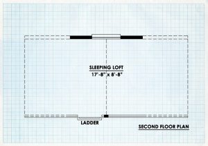 Log Home Second Floor Plan - Greenfield