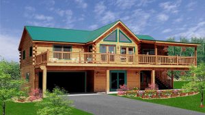 Log Homes Exterior - Greenfield