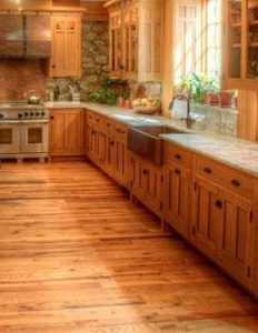 log Home Kitchen - Greenleaf