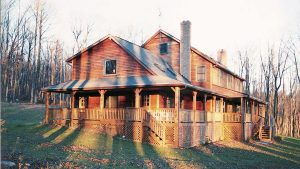 Log Home Exterior - Hamilton