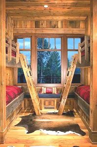 Small Log Cabin Bedroom - Hartland