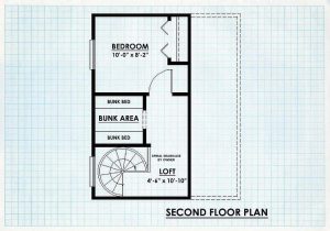 Log Cabin Home Second Floor Plan - Hartland