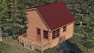 Log Cabin Home Exterior - Hartland