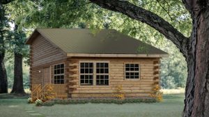 Log Cabin Home Exterior - Hartland