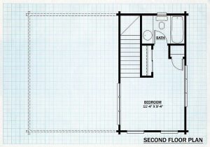 Log Cabin Home Second Floor Plan - Hiddenvalley