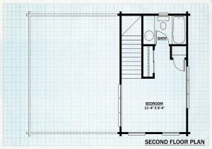 Log Cabin Home Second Floor Plan - Hiddenvalley