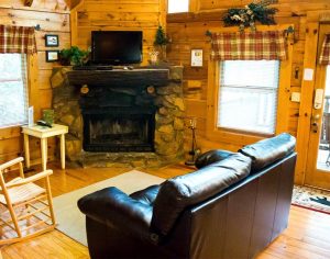 Living Room with Fireplace - Humboldt