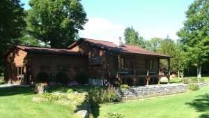 Log Cabin Exterior - Hunter Mountain