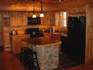 Log Home Kitchen - Idaho Springs