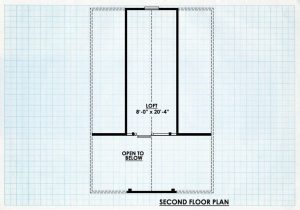 Log Cabin Home Second Floor Plan - Indian Trail