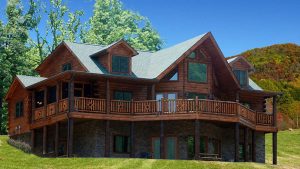 Log Home Exterior - Jackson Hole