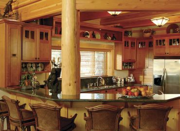 Log Home Kitchen Interior Design