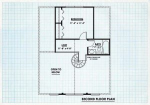 Log Cabin Second Floor Plan -Lake font