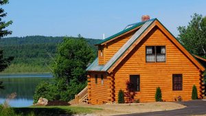 Log House Exterior - Lake Font