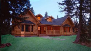 Log Home Exterior - Linville