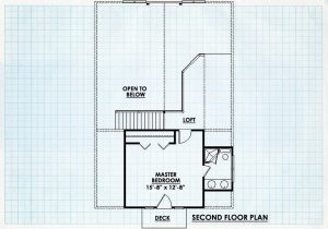 Log Home Second Floor Plan - Larkspur