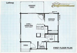 Log Cabin Second Floor Plan - Lathrop