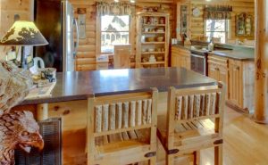 Log Homes Kitchen Interior - Benson