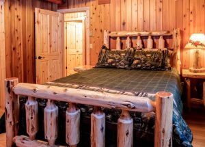 Log Home Bedroom - Madison