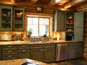 Log Home Kitchen Area - Mangrove