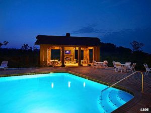 Log Home First Floor Plan - Mankato