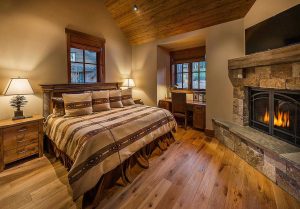 Luxury Log Home Bedroom -  Mapleridge