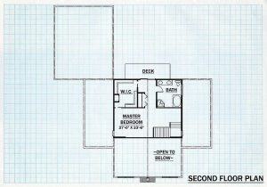 Log Home Second Floor Plan - Mayfield