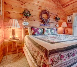 Log Home Bedroom - Merrick