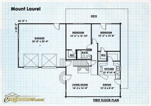 Log Home First Floor Plan - Mount Laurel