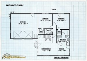 Log Home First Floor Plan - Mount Laurel