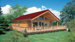 Log Home Exterior - Newport