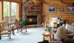 Living Area with Fire Place - Pearl river