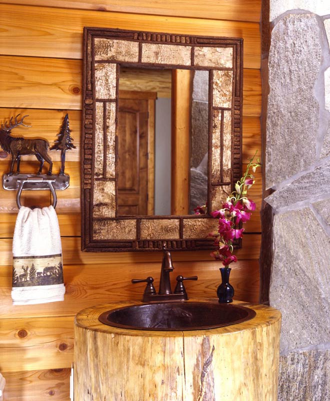 Wash Basin with Mirror - Pheasant Run