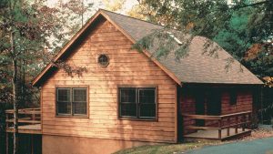 Log Home Exterior - Pine Grove