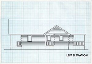 Log Cabin Left Elevation - Plymouth