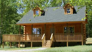 Log Home Exterior - Richfield