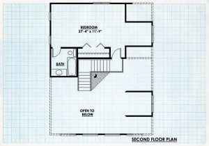 Log Home Second Floor Plan - Richmond