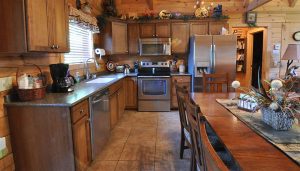 Log Home Kitchen Interior - Richmond
