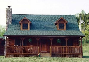 Log House Exterior Layout - Idaho Springs