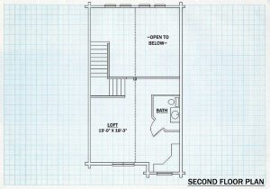 Log Home First Floor Plan - Russell