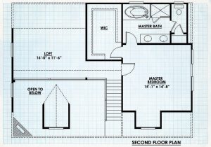 Log Home First Floor Plan - Sandy Creek