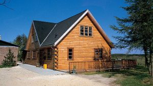 Log Home Exterior - Swatooth