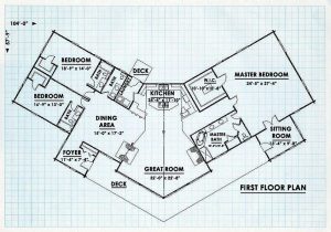 Log Home First Floor Plan -  Scottsdale