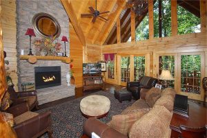 Living Room with Fireplace - Shenandoah