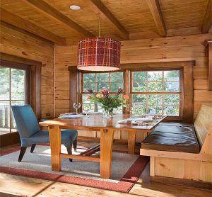 Log Home Dining Room - Sheridan