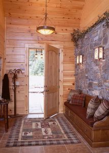 Log Home Entry Area - Silver Springs