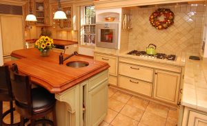 Log Home Kitchen Interior - Southern Pine