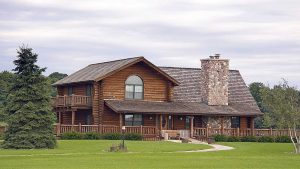 Log Home Exterior - Southfork